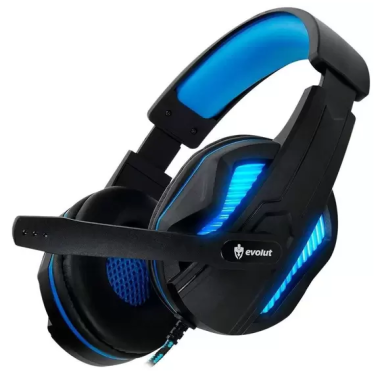 Headset Gamer Com Fio Thoth Eg-305Bl Blue Evolut Headset Gamer Com Fio Thoth Eg-305Bl Blue Evolut